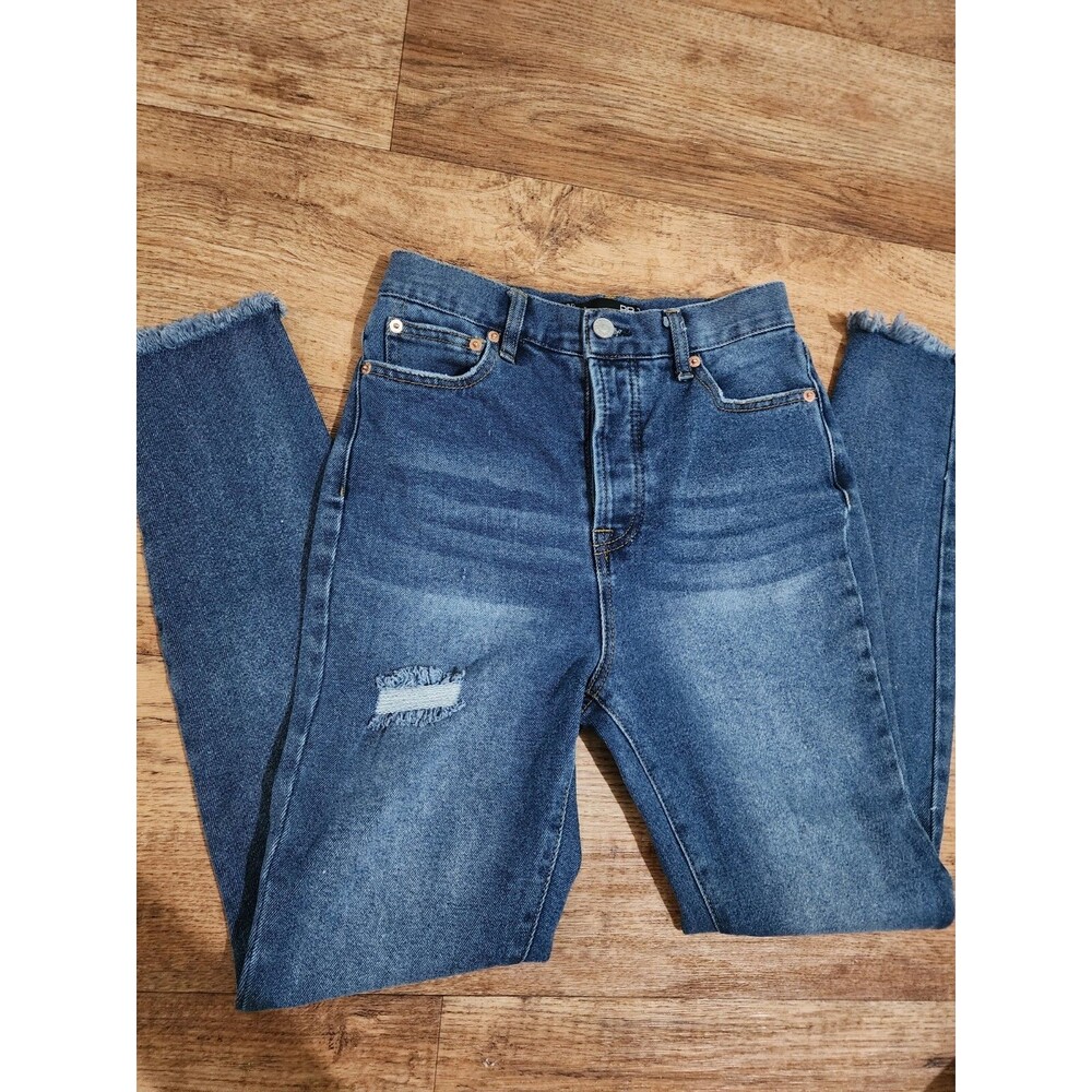 BBJ Los Angeles Jeans Women's 3/26 Blue Jean Skinny High Rise
